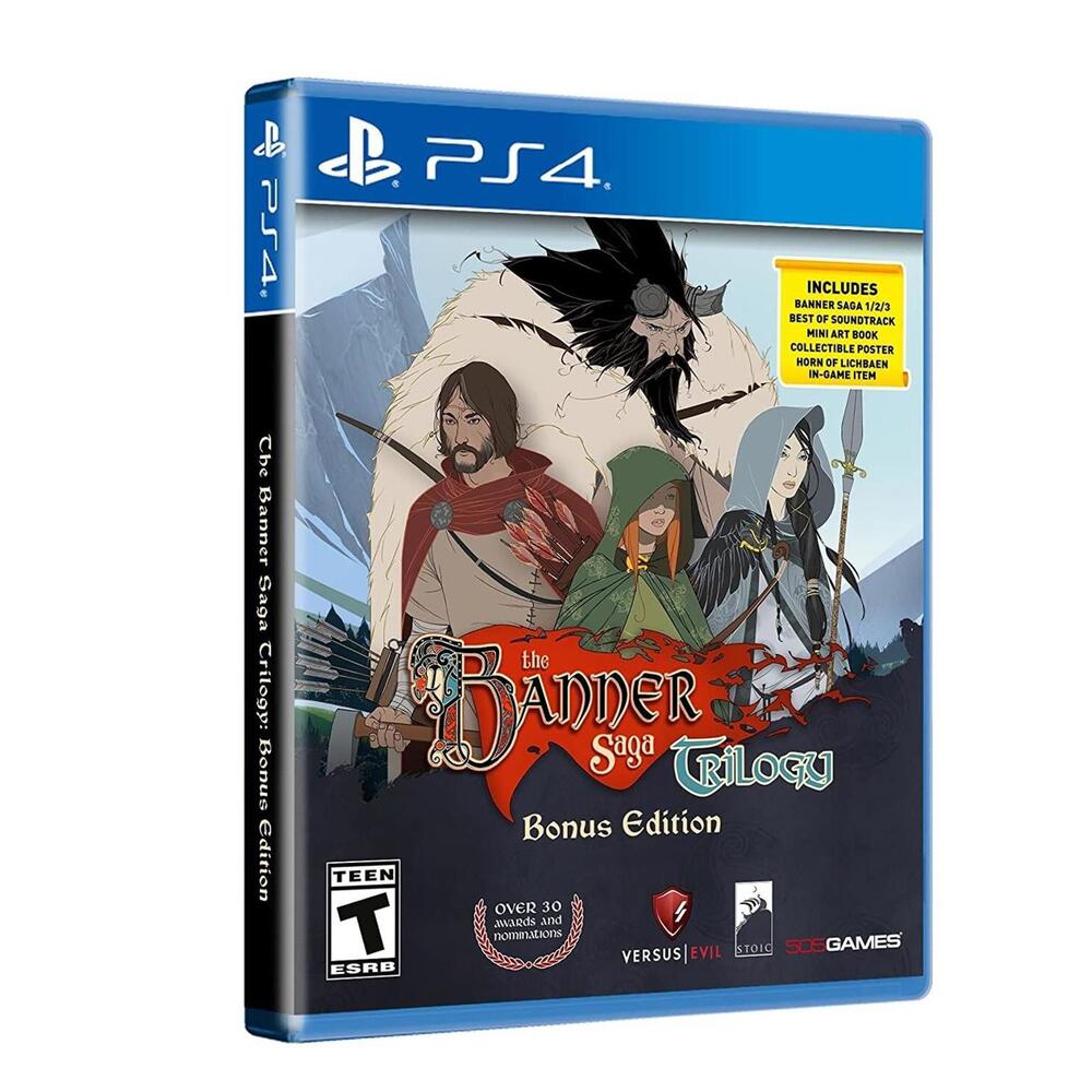 The Banner Saga Trilogy Bonus Edition - PS4 -‎ Brand New | Factory Sealed